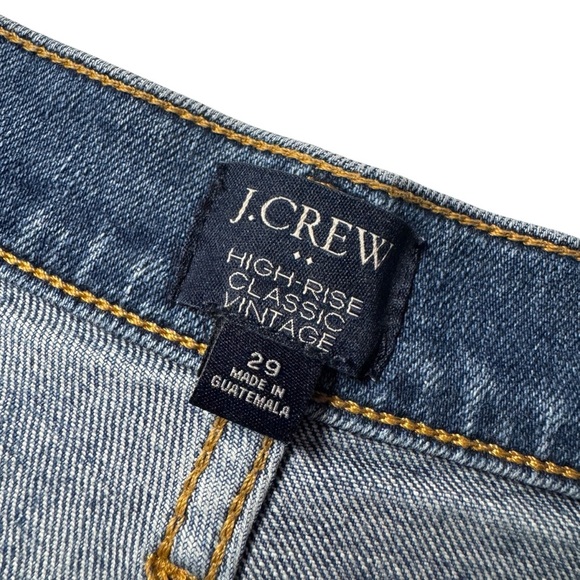 J Crew High Rise Classic Vintage denim jeans womens 29 casual everyday errands - Picture 6 of 13